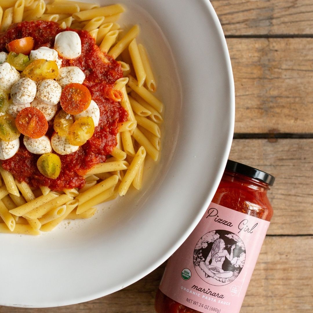 EASY BREEZY CAPRESE PASTA