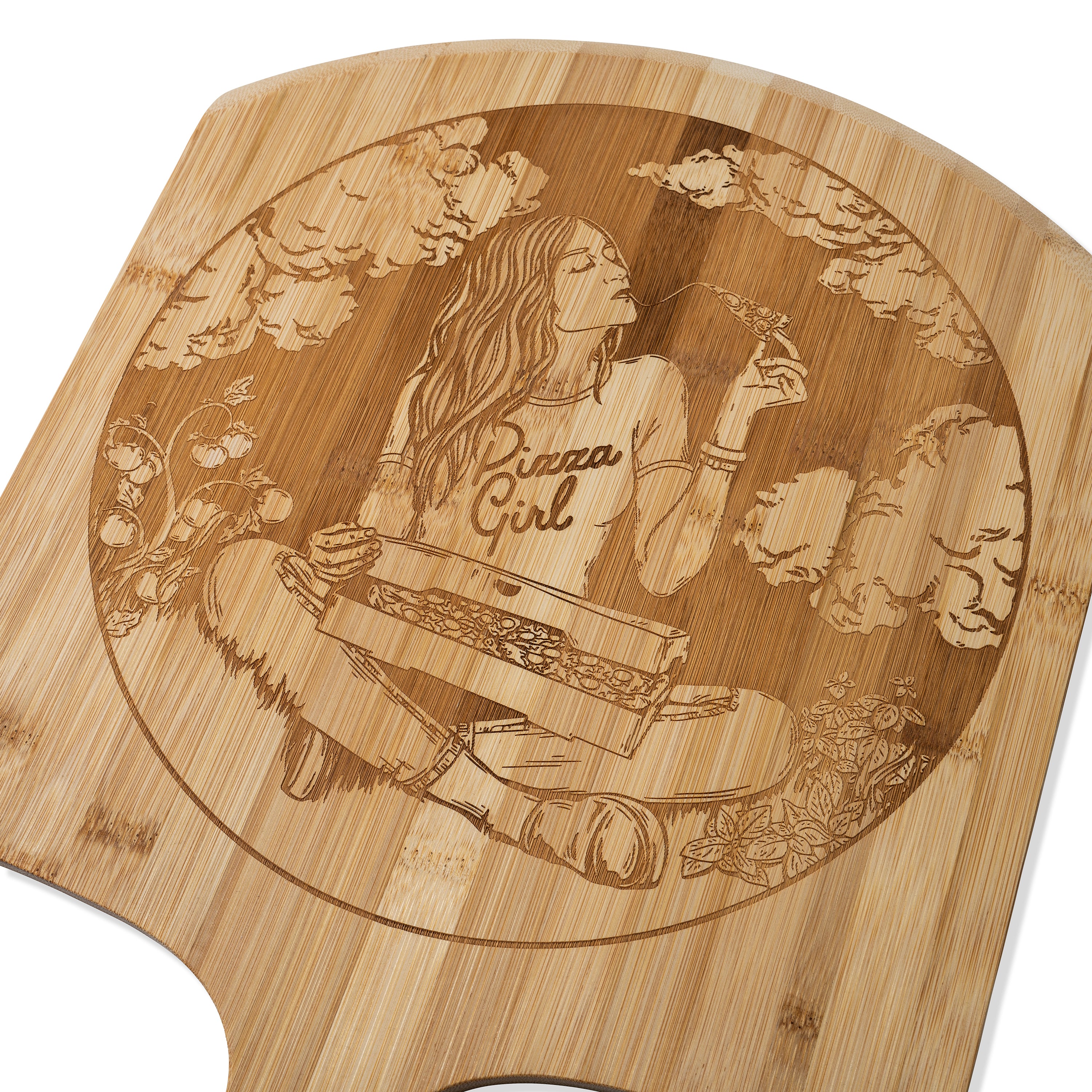 PIZZA GIRL PIZZA PEEL