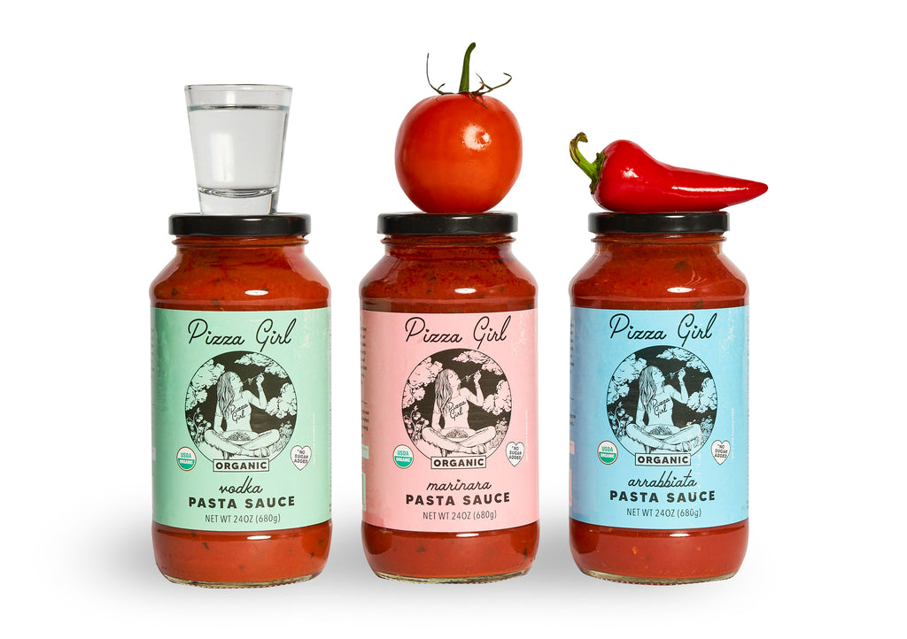 THE 3 PACK SAMPLER - Pizza Girl Inc,pizza pasta organic kosher sauce