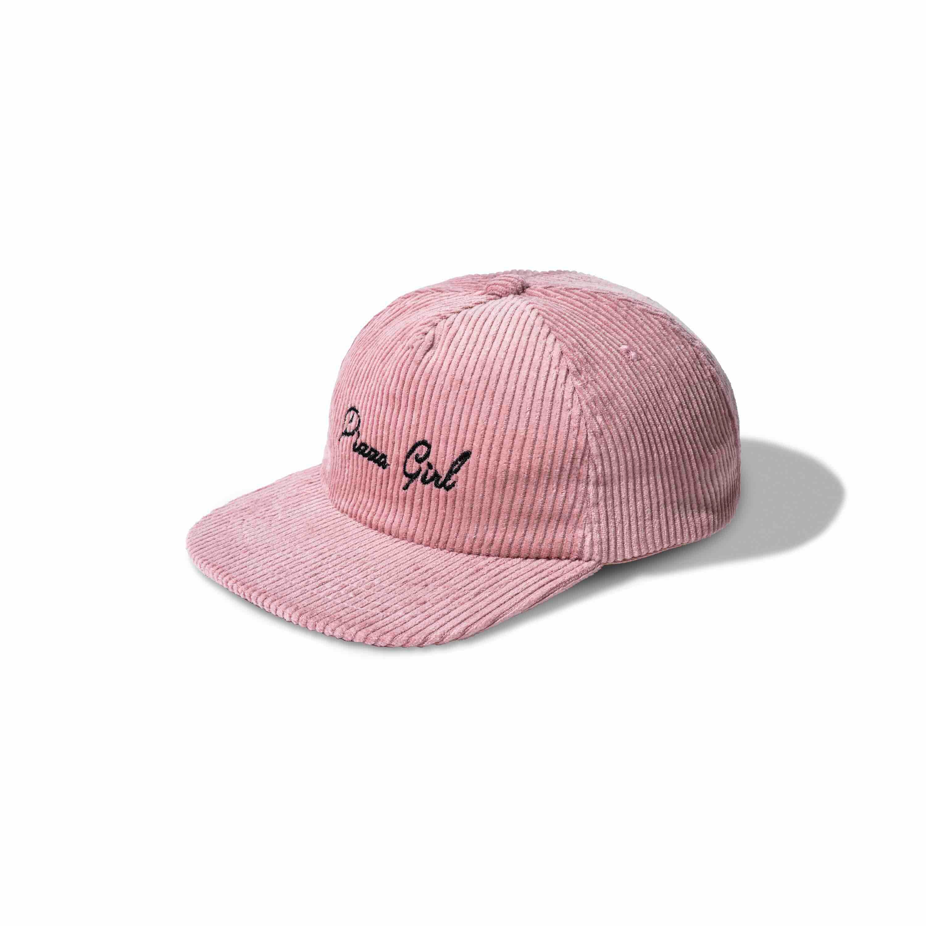 KIDS - Pink Corduroy Team Pizza Girl Cap