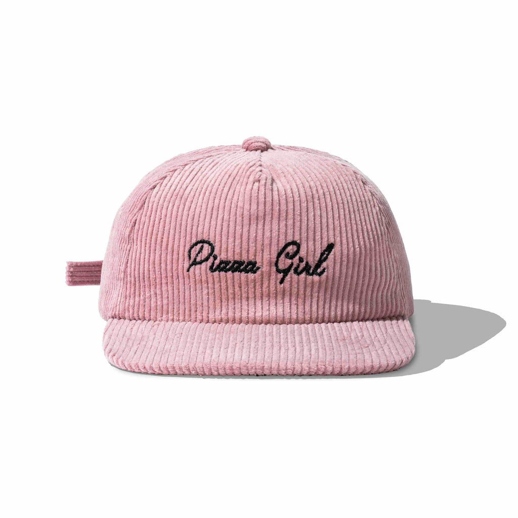 KIDS - Pink Corduroy Team Pizza Girl Cap