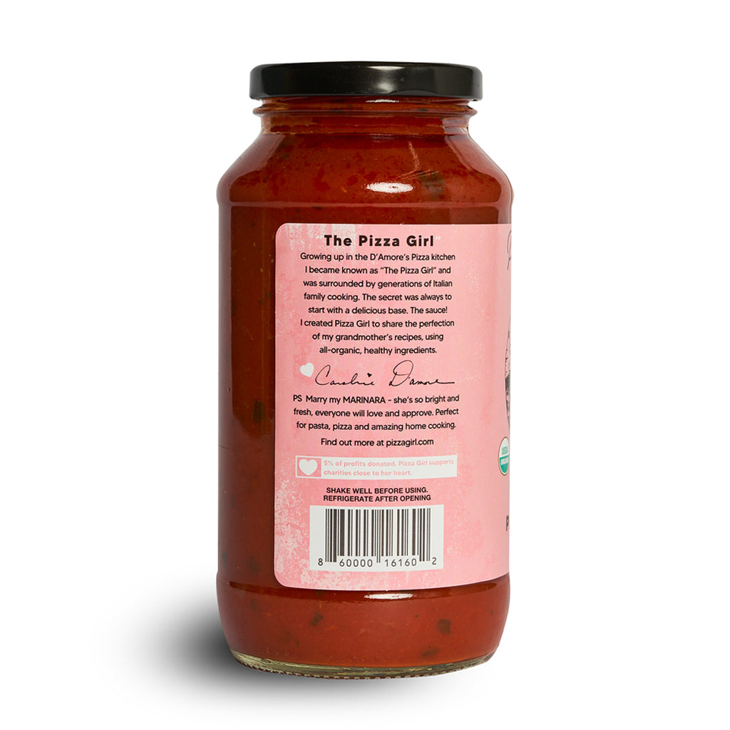 THE MARRIED-TO-MARINARA 6 PACK - Pizza Girl Inc,pizza pasta organic kosher sauce