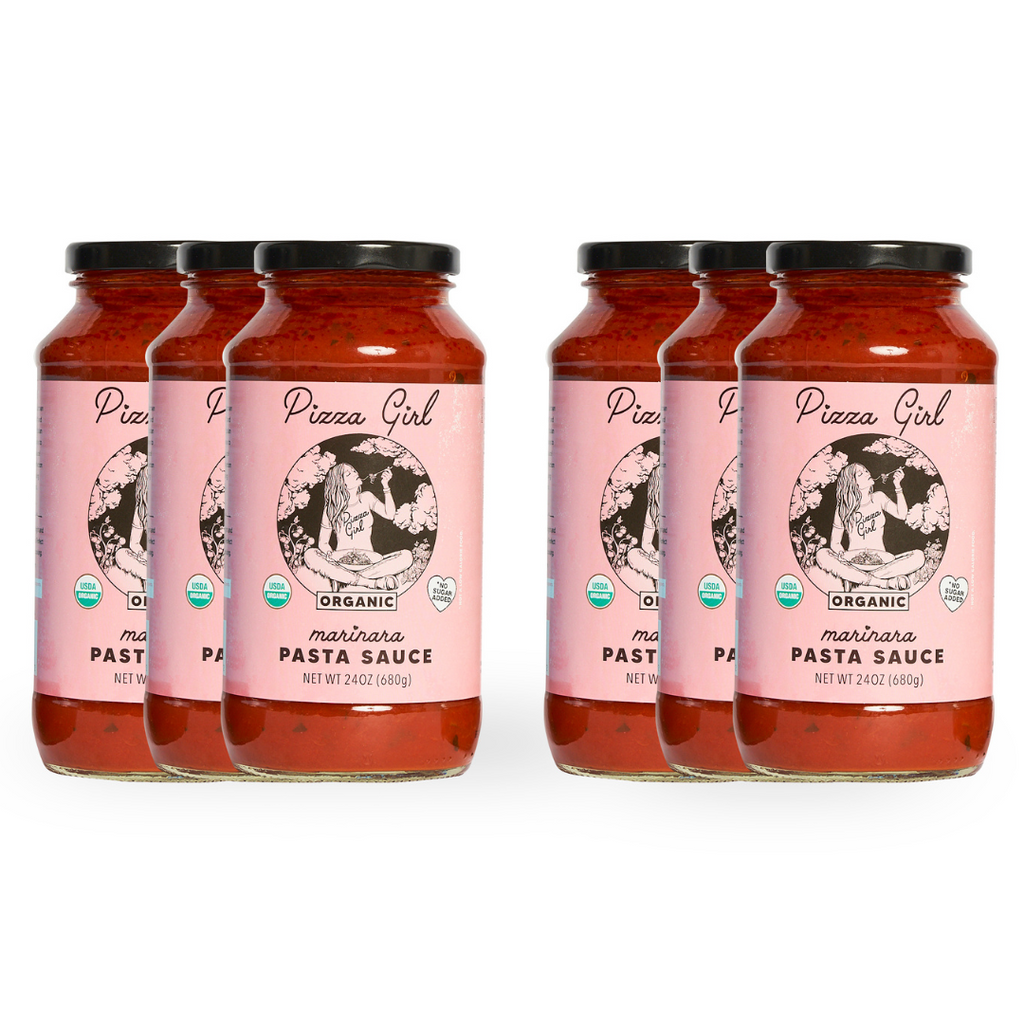 THE MARRIED-TO-MARINARA 6 PACK - Pizza Girl Inc,pizza pasta organic kosher sauce