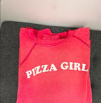 Pizza Girl Vintage Crew