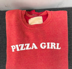 Pizza Girl Vintage Crew